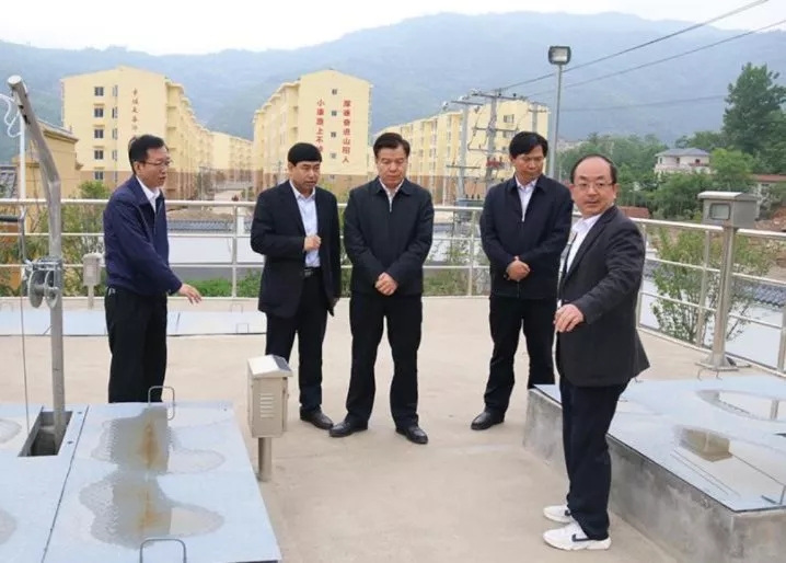 市人大常委会主任张岗岭带队赴山阳开展水污染防治"一