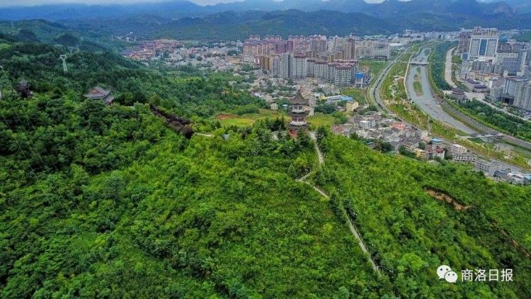 航拍龟山公园一角