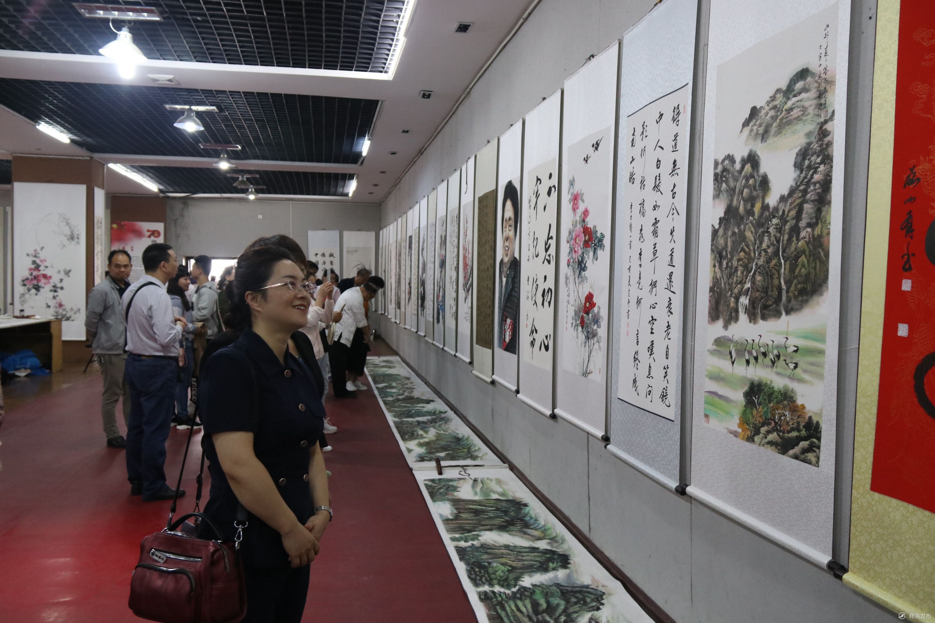 商洛市侨界举办庆祝新中国成立70周年书画展