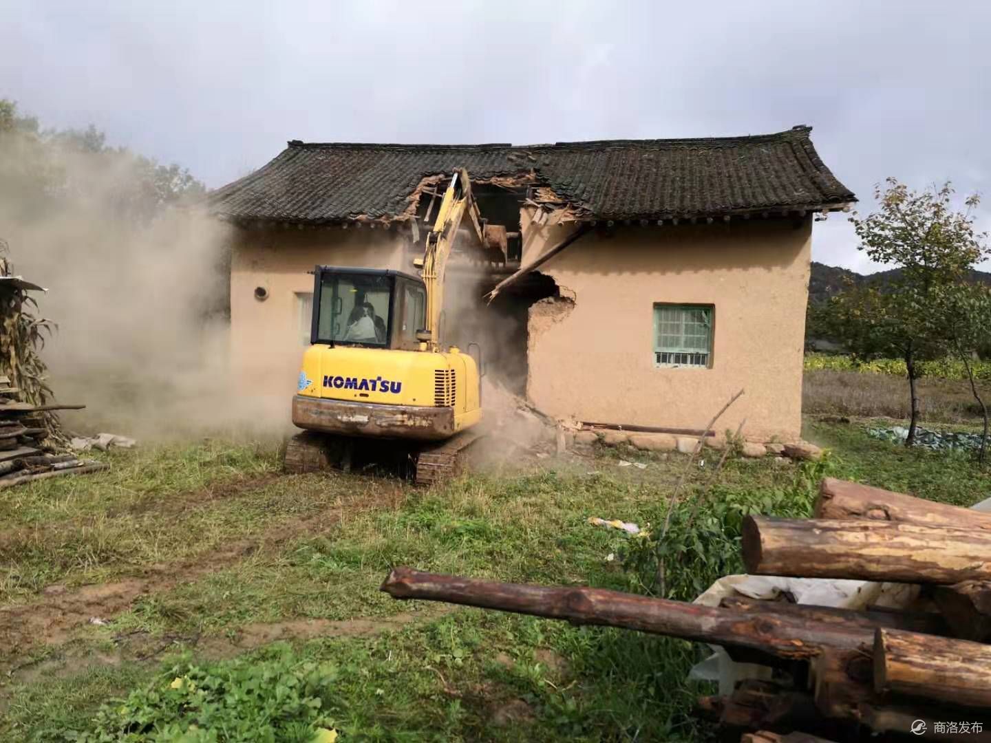 洛南縣保安鎮持續推進舊宅基地騰退工作