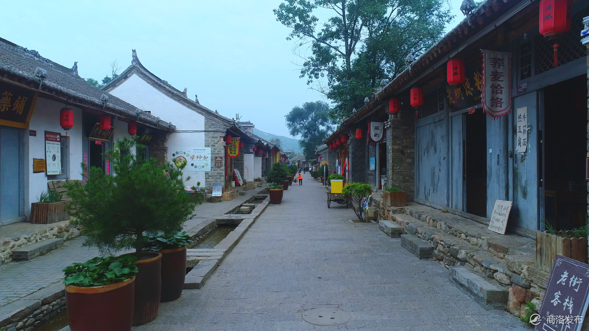 综合新闻 棣花古镇位于丹凤县城西15公里处的丹江畔 早年因盛产棣棠花
