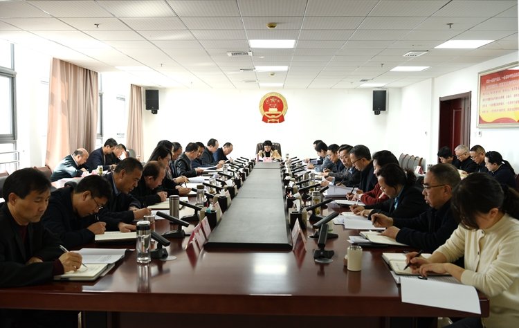 市人大常委会党组召开理论学习中心组集体学习会议