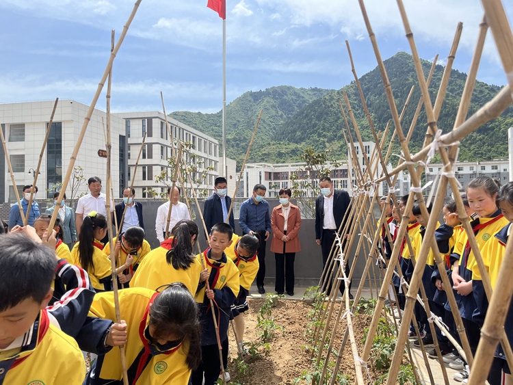 調研組一行先後深入到山陽縣,丹鳳縣,商州區和市直相關的14所義務教育